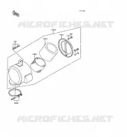 FILTRE A AIR pour Kawasaki KE100 1988