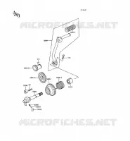 MECANISME DE KICK pour Kawasaki KE100 1988