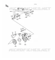 POMPE A HUILE pour Kawasaki KE100 1988