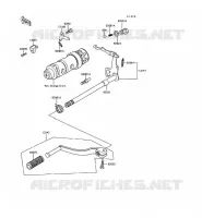 SELECTEUR pour Kawasaki KE100 1988