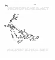 CH&Acirc;SSIS pour Kawasaki KH125 1997
