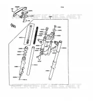 FOURCHE pour Kawasaki KH125 1997