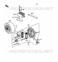 G&Eacute;N&Eacute;RATEUR pour Kawasaki KH125 1997