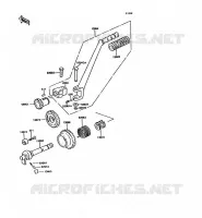 MECANISME DE KICK pour Kawasaki KH125 1997