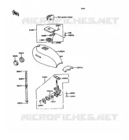 RESERVOIR CARBURANT pour Kawasaki KH125 1997