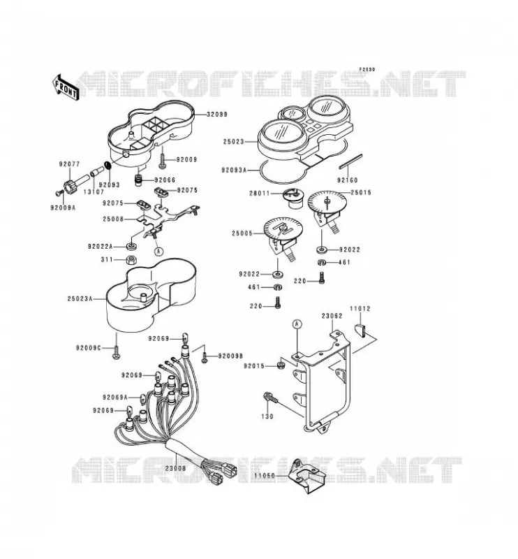 COMPTEURS Kawasaki MOTOS 125 2000 GTO SPEEDSTER  KH125-M5