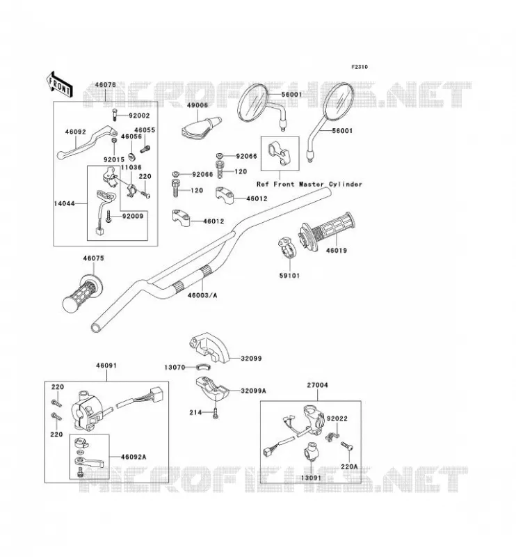 GUIDON Kawasaki MOTOS 250 1994 KLR250  KL250-D11