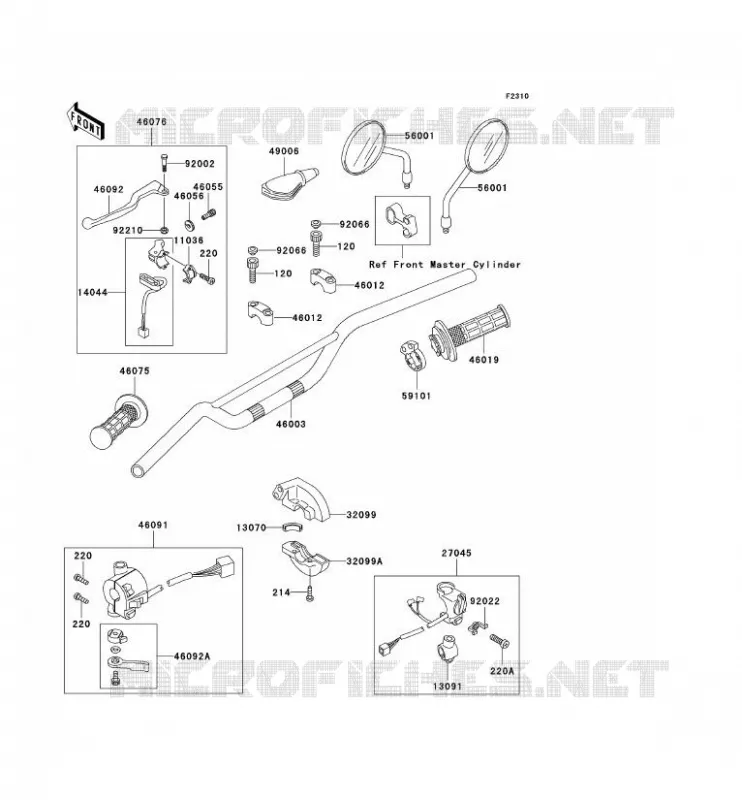 GUIDON Kawasaki MOTOS 250 2003 KLR250  KL250-D20