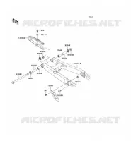 BRAS OSCILLANT pour Kawasaki SUPER SHERPA 2002
