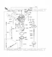 CARBURATEUR pour Kawasaki SUPER SHERPA 2002