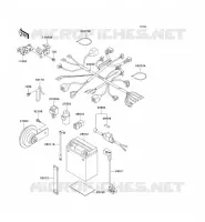 CHASSIS EQUIPMENT ELECTRIQUE pour Kawasaki SUPER SHERPA 2002