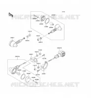CLIGNOTANTS pour Kawasaki SUPER SHERPA 2002
