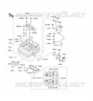 CULASSE pour Kawasaki SUPER SHERPA 2002
