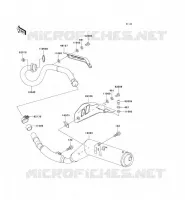 &Eacute;CHAPPEMENT pour Kawasaki SUPER SHERPA 2002