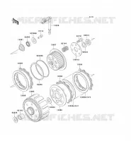 EMBRAYAGE pour Kawasaki SUPER SHERPA 2002