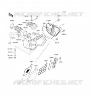 FILTRE A AIR pour Kawasaki SUPER SHERPA 2002