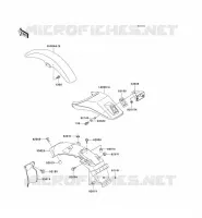 GARDE BOUE pour Kawasaki SUPER SHERPA 2002