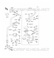 MAITRE CYLINDRE AV pour Kawasaki SUPER SHERPA 2002