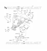 PIECE DE CADRE (COUVERTURE) pour Kawasaki SUPER SHERPA 2002