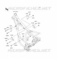 SUPPORT MOTEUR pour Kawasaki SUPER SHERPA 2002