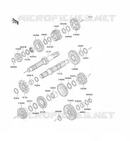 TRANSMISSION pour Kawasaki SUPER SHERPA 2002