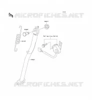 BEQUILLES pour Kawasaki SUPER SHERPA 2003