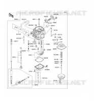 CARBURATEUR pour Kawasaki SUPER SHERPA 2003