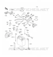 CHASSIS EQUIPMENT ELECTRIQUE pour Kawasaki SUPER SHERPA 2003