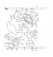 COUVERCLES MOTEUR pour Kawasaki SUPER SHERPA 2003
