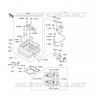 CULASSE pour Kawasaki SUPER SHERPA 2003