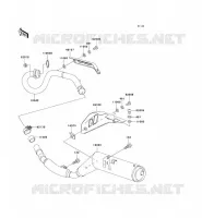 &Eacute;CHAPPEMENT pour Kawasaki SUPER SHERPA 2003