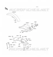 GARDE BOUE pour Kawasaki SUPER SHERPA 2003