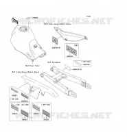 LABEL pour Kawasaki SUPER SHERPA 2003