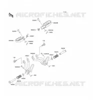 REPOSE PIED pour Kawasaki SUPER SHERPA 2003