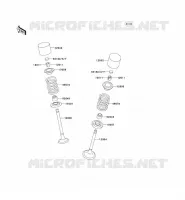 SOUPAPE pour Kawasaki SUPER SHERPA 2003