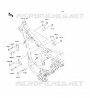SUPPORT MOTEUR pour Kawasaki SUPER SHERPA 2003