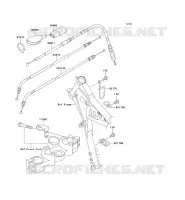 CABLES pour Kawasaki SUPER SHERPA 2009