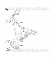 CH&Acirc;SSIS pour Kawasaki SUPER SHERPA 2009