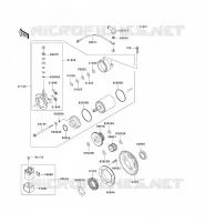 D&Eacute;MARREUR pour Kawasaki SUPER SHERPA 2009
