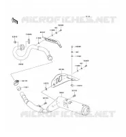 &Eacute;CHAPPEMENT pour Kawasaki SUPER SHERPA 2009