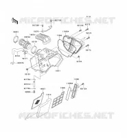 FILTRE A AIR pour Kawasaki SUPER SHERPA 2009