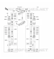 FOURCHE pour Kawasaki SUPER SHERPA 2009