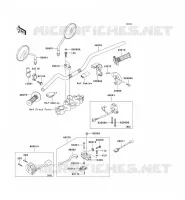GUIDON pour Kawasaki SUPER SHERPA 2009