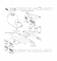 LABEL pour Kawasaki SUPER SHERPA 2009
