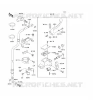 MAITRE CYLINDRE AV pour Kawasaki SUPER SHERPA 2009