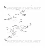 REPOSE PIED pour Kawasaki SUPER SHERPA 2009