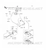 RESERVOIR CARBURANT pour Kawasaki SUPER SHERPA 2009