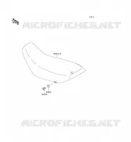 SELLE pour Kawasaki SUPER SHERPA 2009