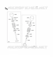 SOUPAPE pour Kawasaki SUPER SHERPA 2009