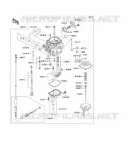 CARBURATEUR pour Kawasaki SUPER SHERPA 1997